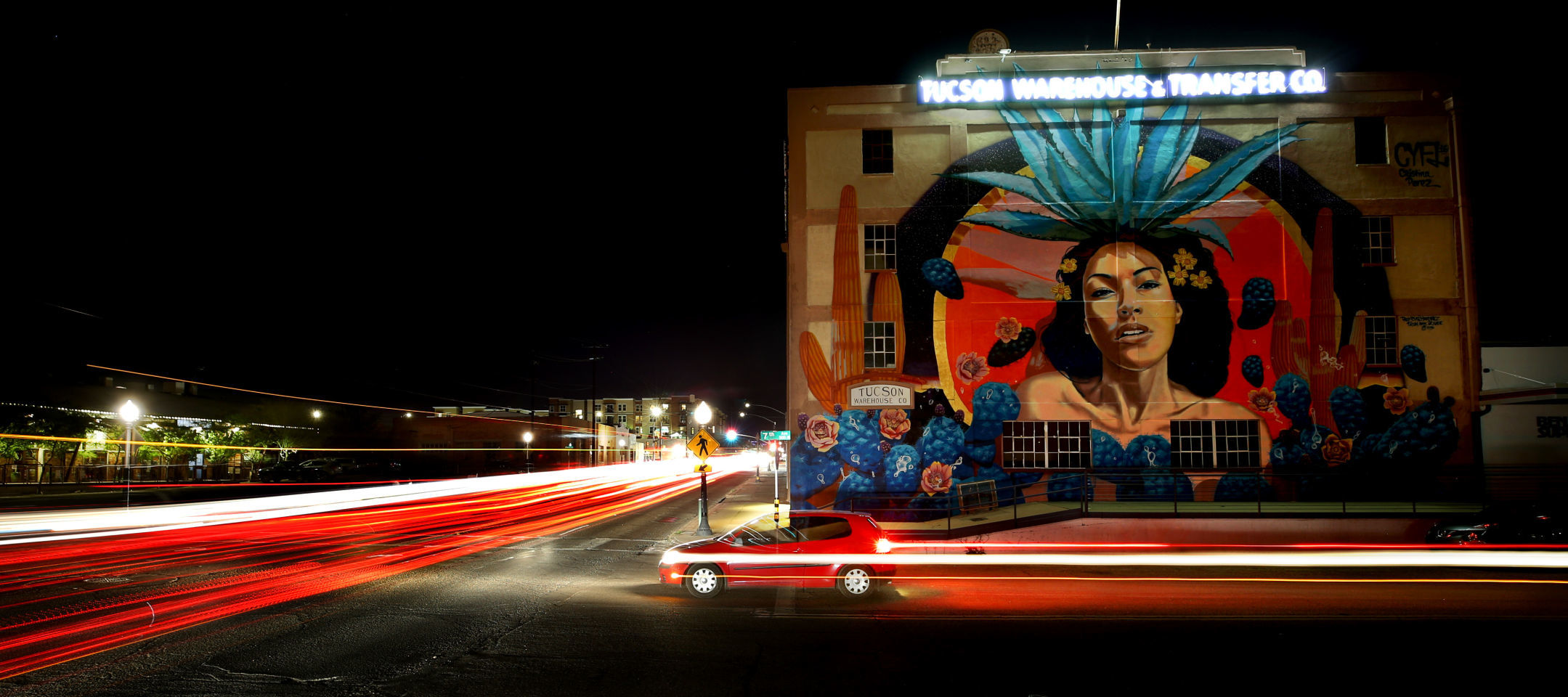 Goddess of Agave mural
